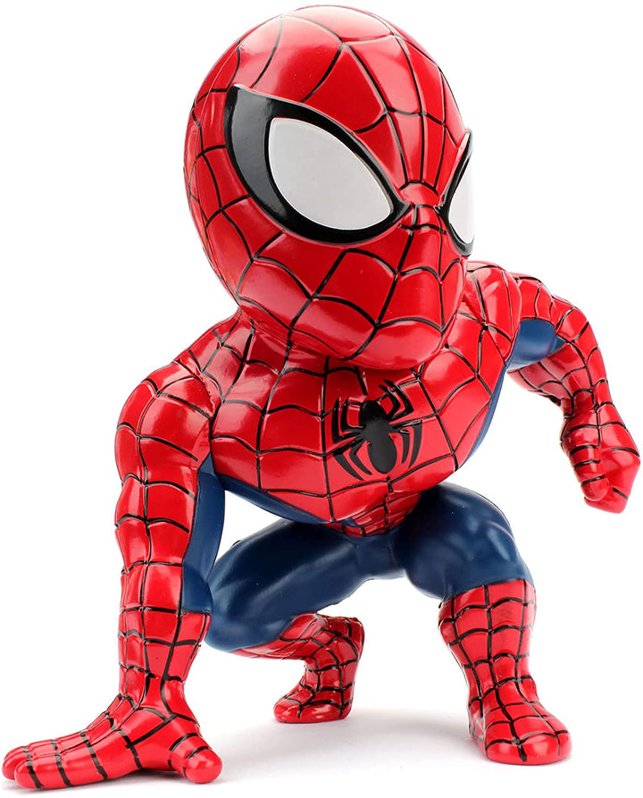 Jada 253223005 Marvel 6" Spiderman DIE-CAST Collector Figure, Multi-Coloured