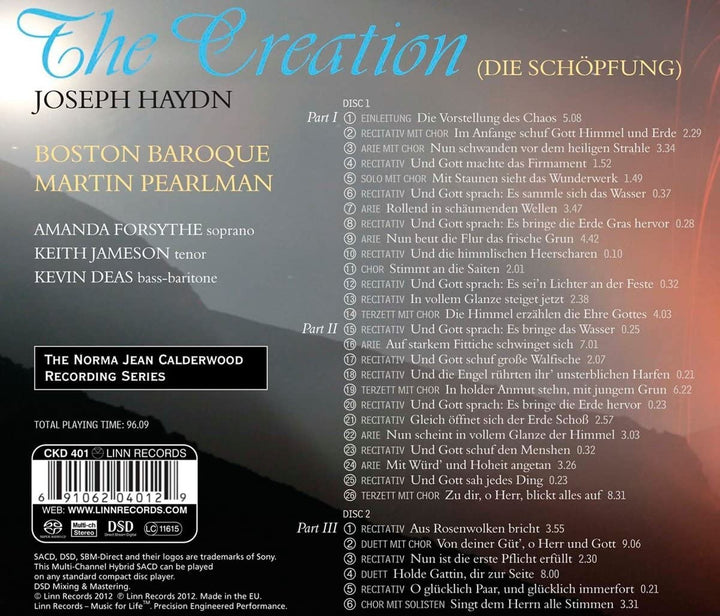 Haydn: The Creation - Hybrid plays on all players [Audio CD]