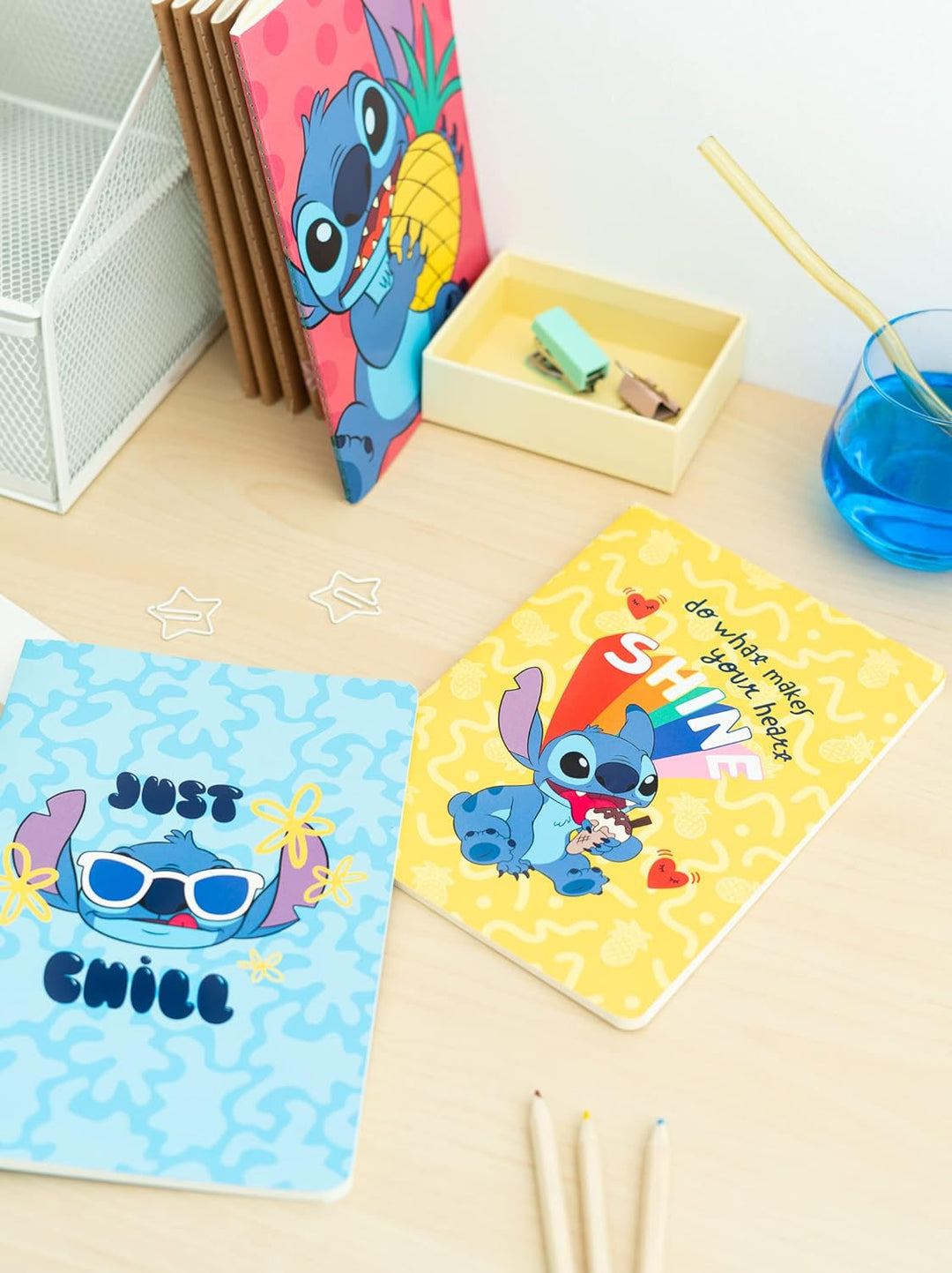 Grupo Erik Disney Stitch Tropical Pack Of 3 A5 Notebooks | A5 Notebook