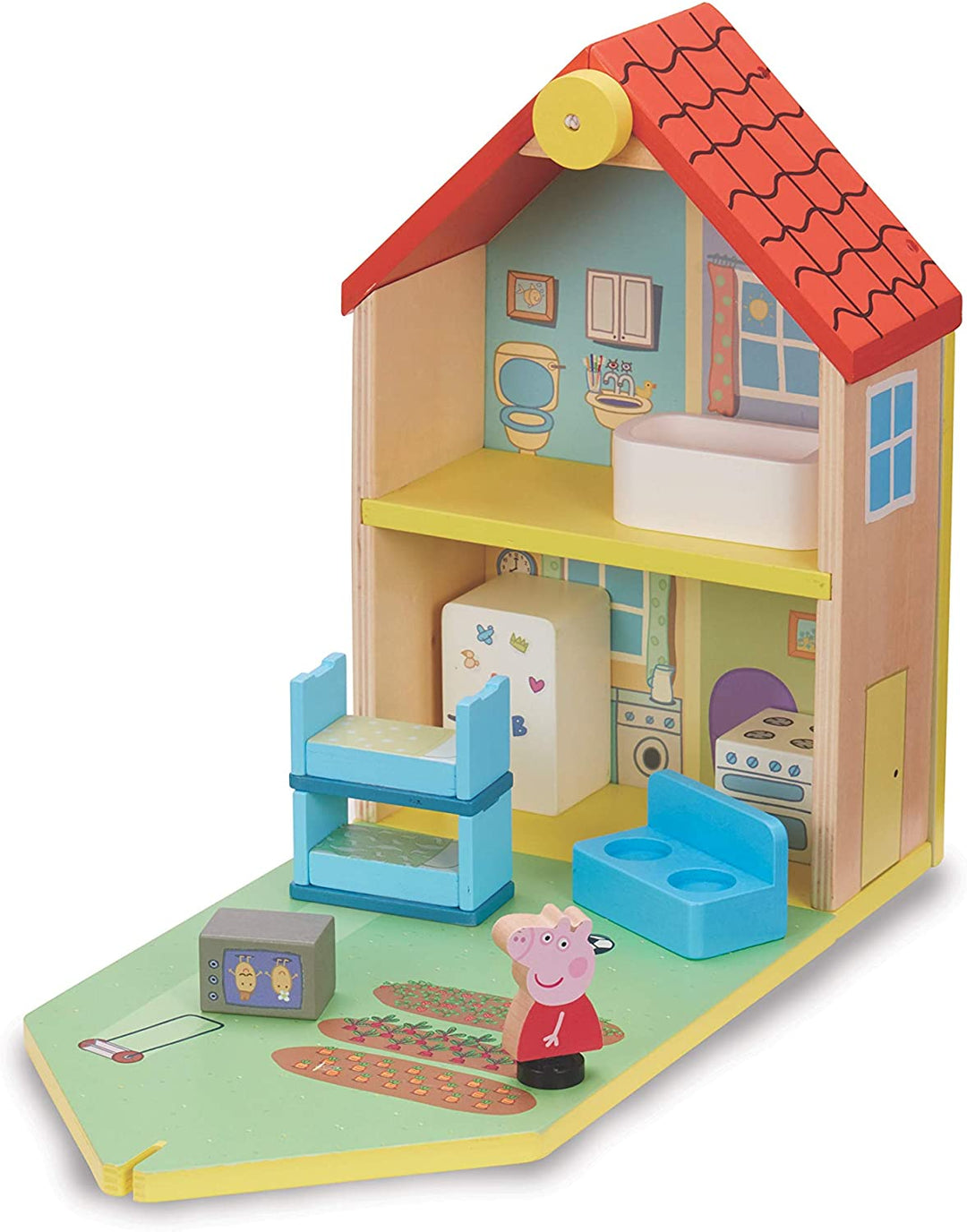 Peppa Pig 07213 Wooden Family Home, Multi Color