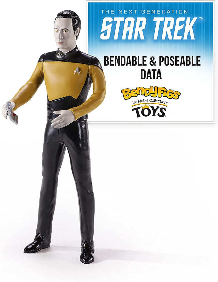 The Noble Collection Star Trek Bendyfigs Data - 7.5in (19cm) Noble Toys Bendable