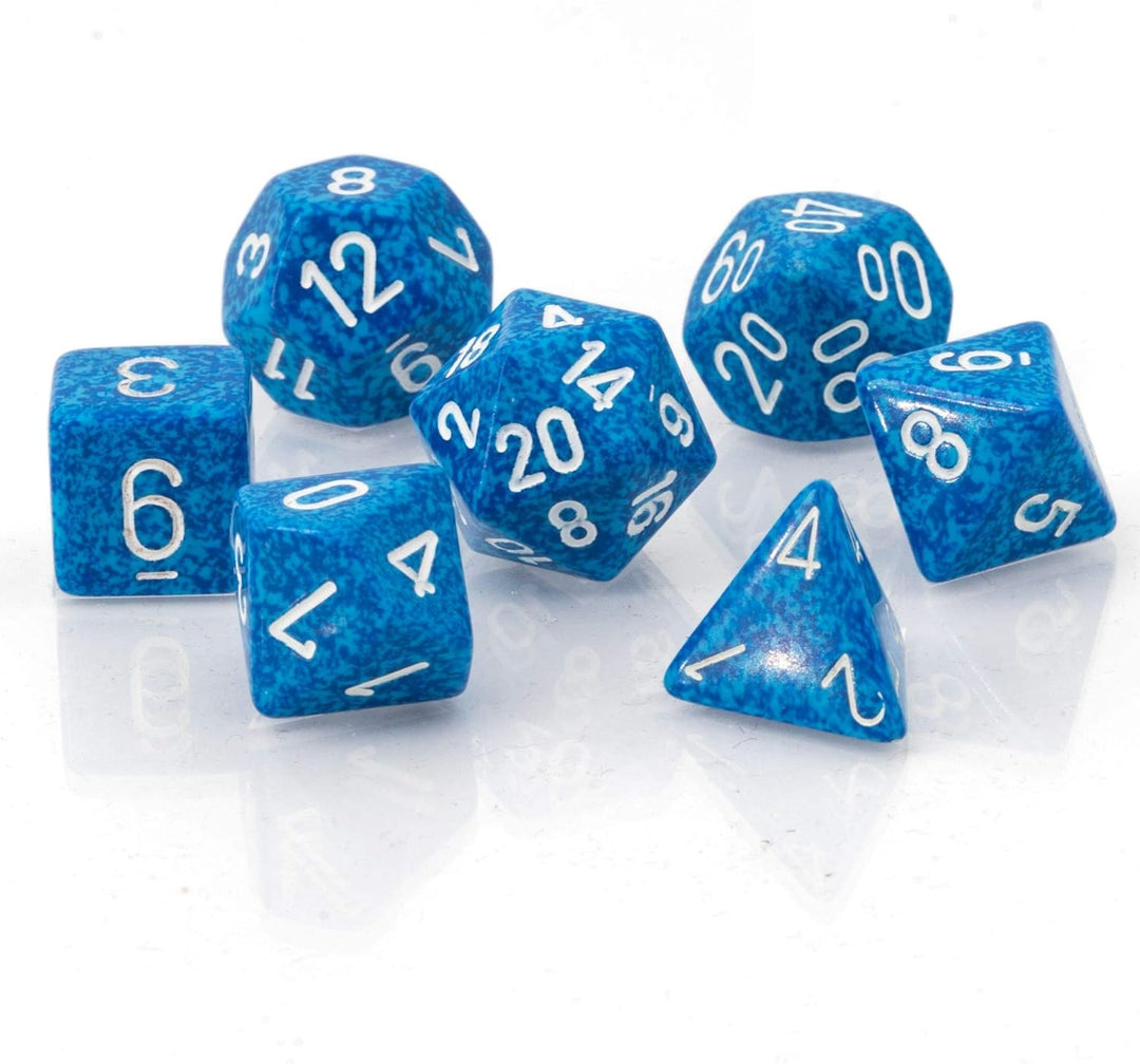 Chessex 25306 Dice, blue, turquoise, white