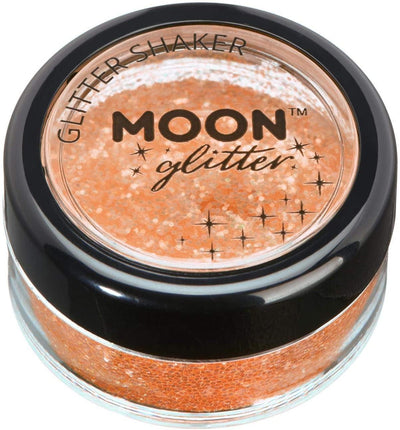 Iridescent Glitter Shakers by Moon Glitter Orange Cosmetic Festival Makeup Glitter - Yachew