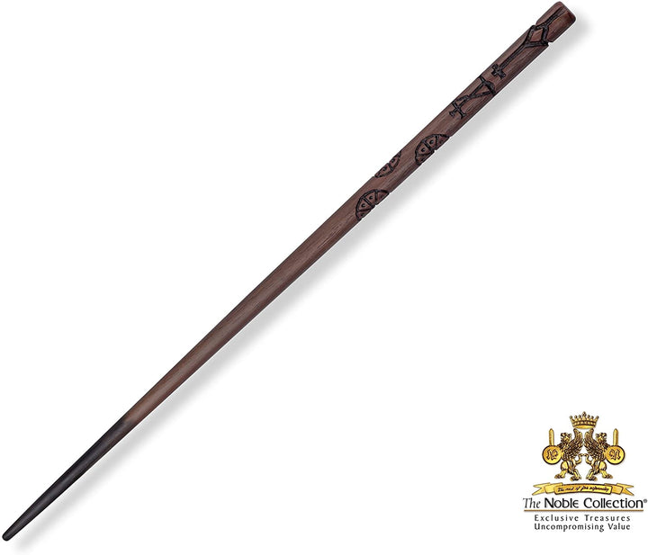 The Noble Collection Baguette de personnage de Cedric Diggory 15 pouces (38 cm) Baguette magique du monde avec étiquette de nom