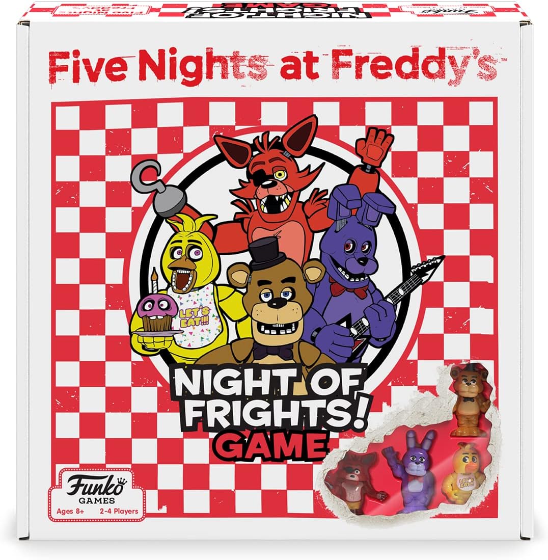 Funko Games: Five Nights at Freddy's - Night of Frights! | Survival Strategy Board Game Including 4 Orignal FNAF Characters