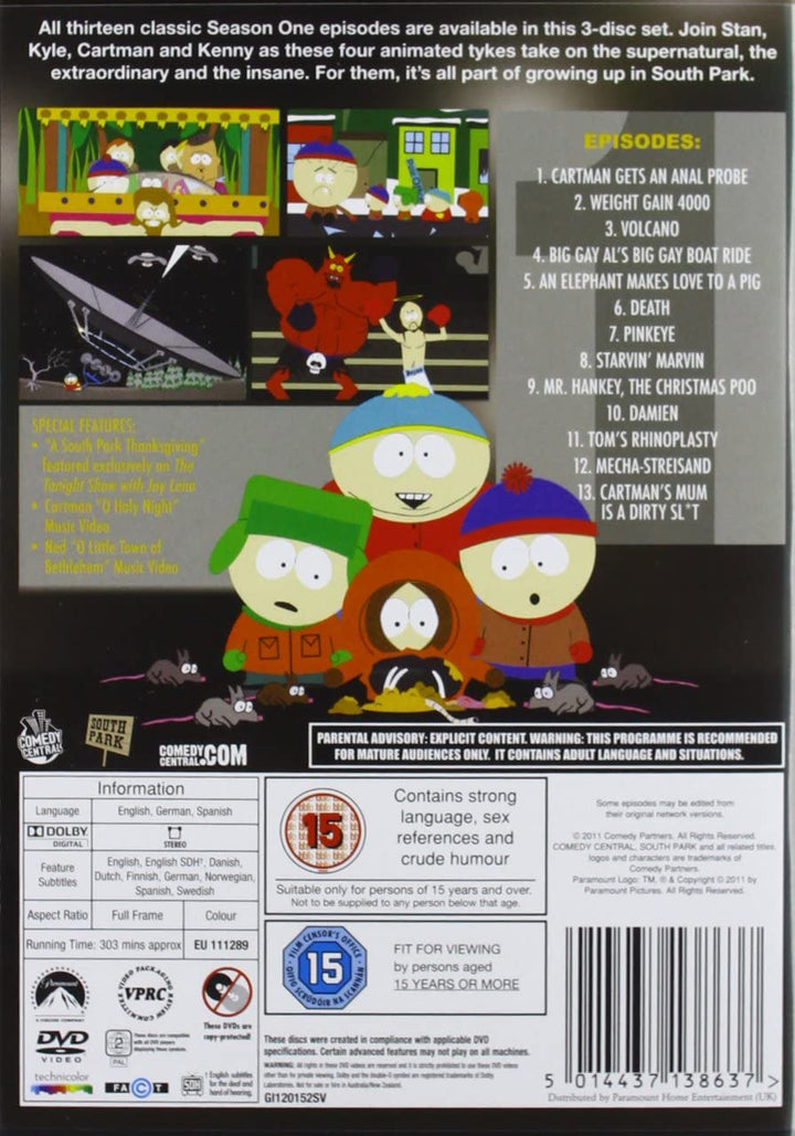 South Park - Season 1 (re-pack)
