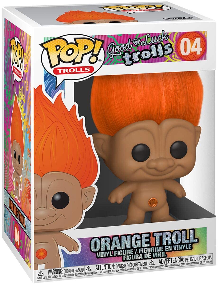 Good Luck Trolls Orange Troll Classic Funko 44606 Pop ! Vinyle #04