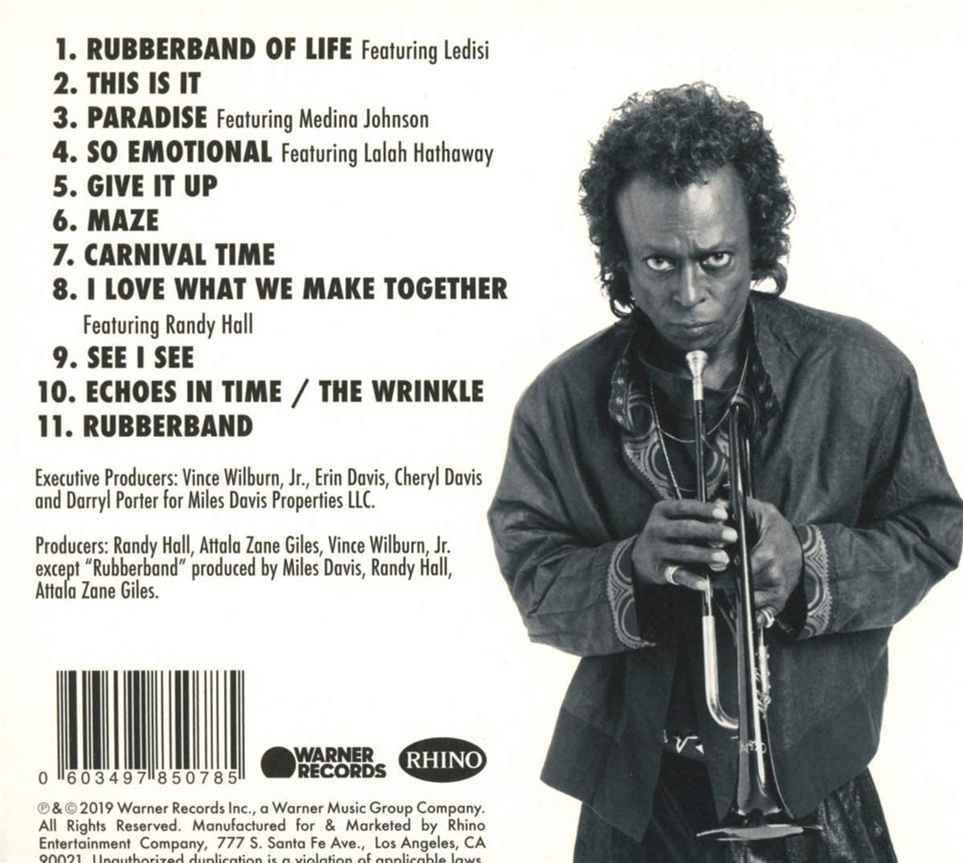 Rubberband - Miles Davis [Audio CD]
