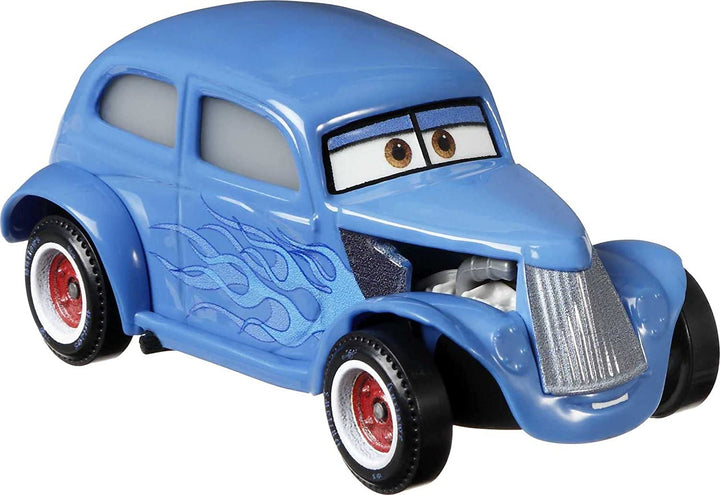 Disney Cars and Pixar Cars Hot Rod River Scott, Miniature, Collectible Racecar Automobile Toys Based on Cars Movies, for Kids Age 3 and Older, Multicolor