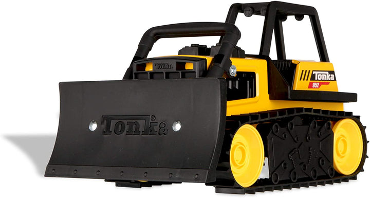 Tonka 6027 Steel Classic Bulldozer, Bulldozer Truck Toy for Children, Kids Construction Toys for Boys and Girls, Vehicle Toys for Creative Play, Toy Trucks for Children Aged 3+