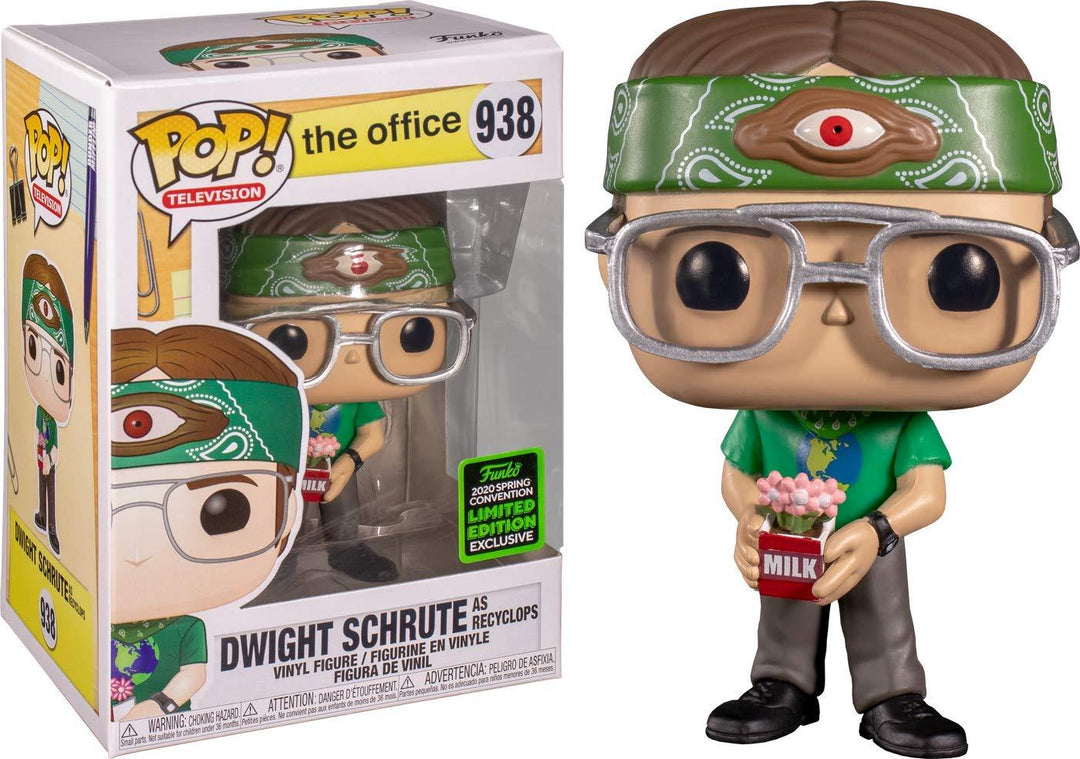 The Office Dwight Schrute (en tant que Recyclops) Exclusif Funko 45916 Pop ! Vinyle #938