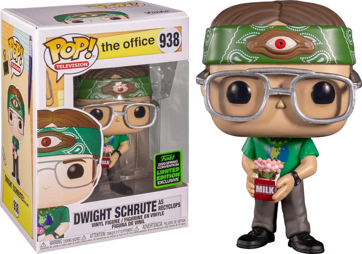The Office Dwight Schrute (en tant que Recyclops) Exclusif Funko 45916 Pop ! Vinyle #938
