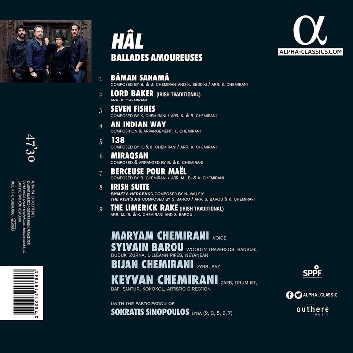 Keyvan Chemirani - Hâl. Ballades amoureuses [Audio CD]