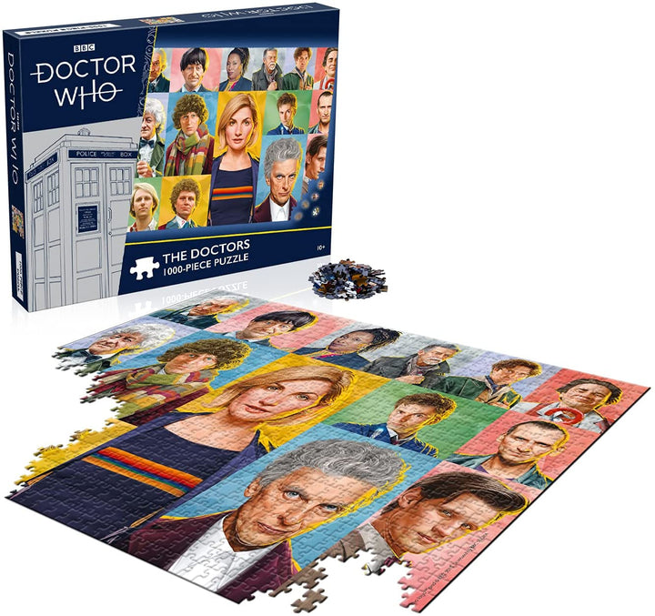 Puzzles 784 WM01315 EA Doctor Who 1000pce, Multicolore