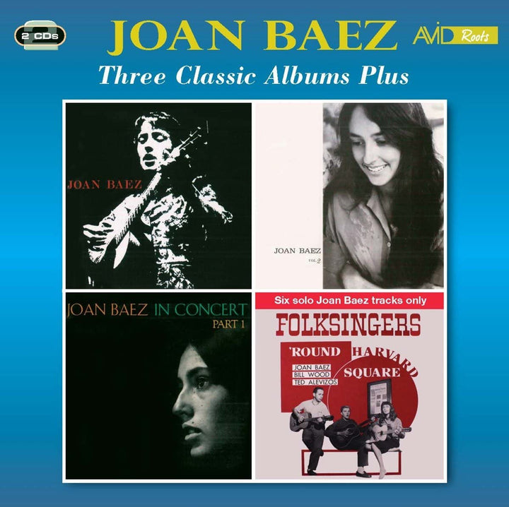 Three Classic Albums Plus (Joan Baez / Joan Baez Vol 2 / In Concert - Part 1) - Joan Baez  [Audio CD]