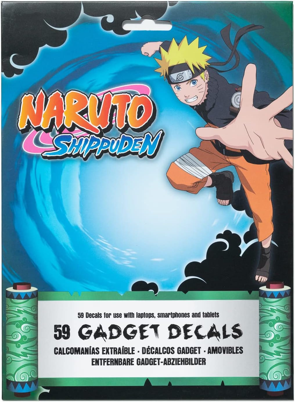 Grupo Erik Official Naruto Gadget Decals - 59 Waterproof & Removable Stickers