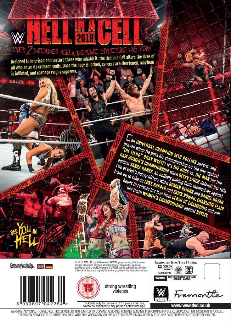 WWE: Hell In A Cell 2019 [DVD]