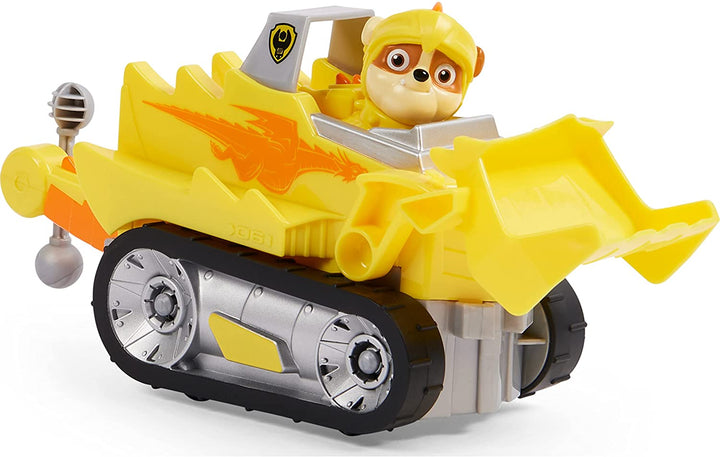 PAW PATROL 6063587, Rescue Knights Rubble Transforming Car with Collectible Acti