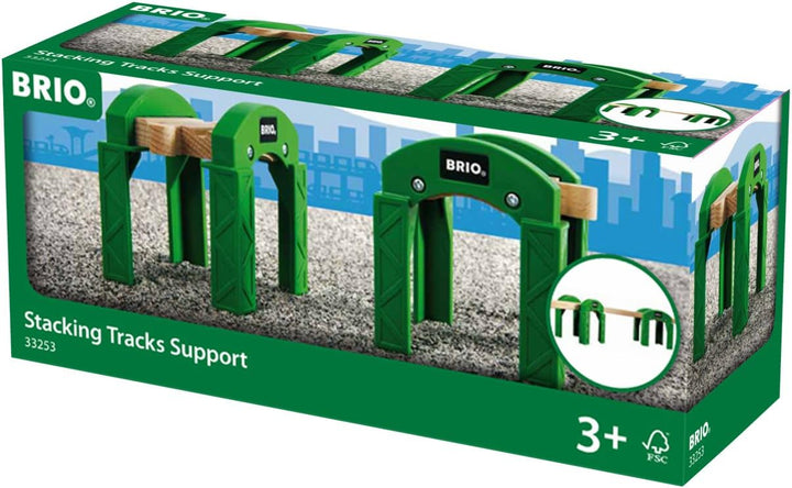 BRIO Train Track Stacking Supports for Kids Age 3 Years Up - Compatible with all BRIO Railway Train Sets & Accessories
