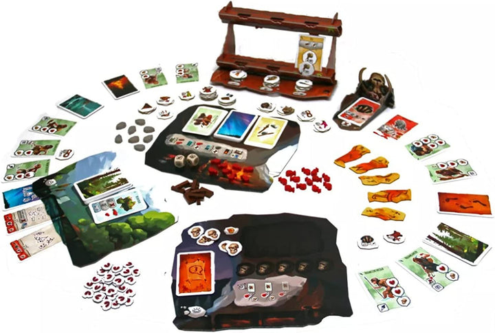 Z Man Games | Paleo | Board Game | Ages 10+ | 1-4 Players | 45-60 Minutes Playin