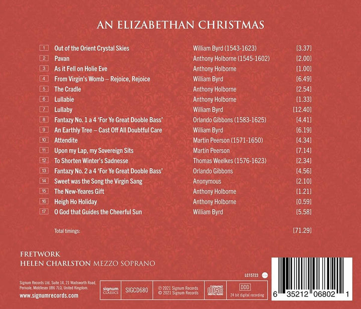 Fretwork - An Elizabethan Christmas [Audio CD]