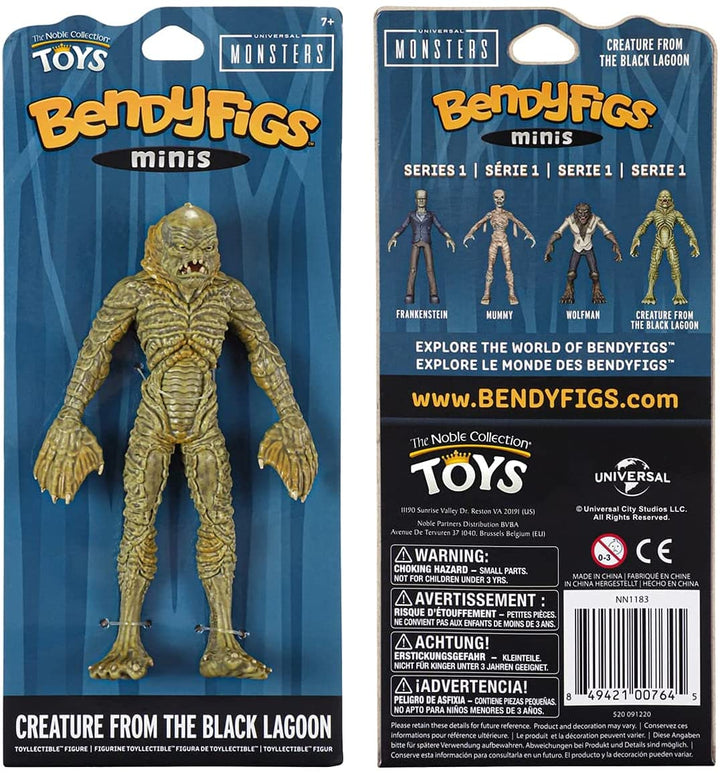 The Noble Collection UniversalCreature from the Black Lagoon Mini Bendyfig