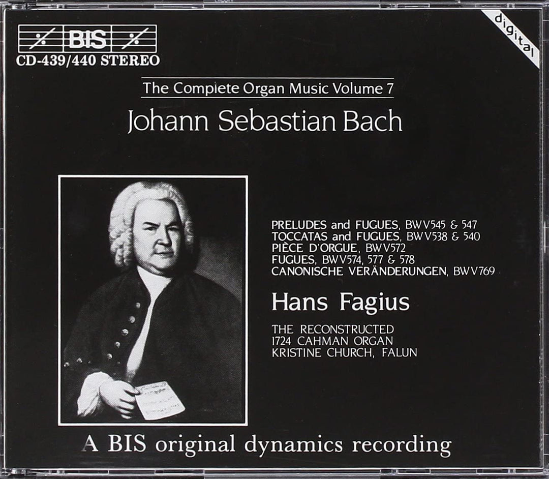 Hans Fagius - Hans Fagius: Js Bachorgan Music 7 [Audio CD]