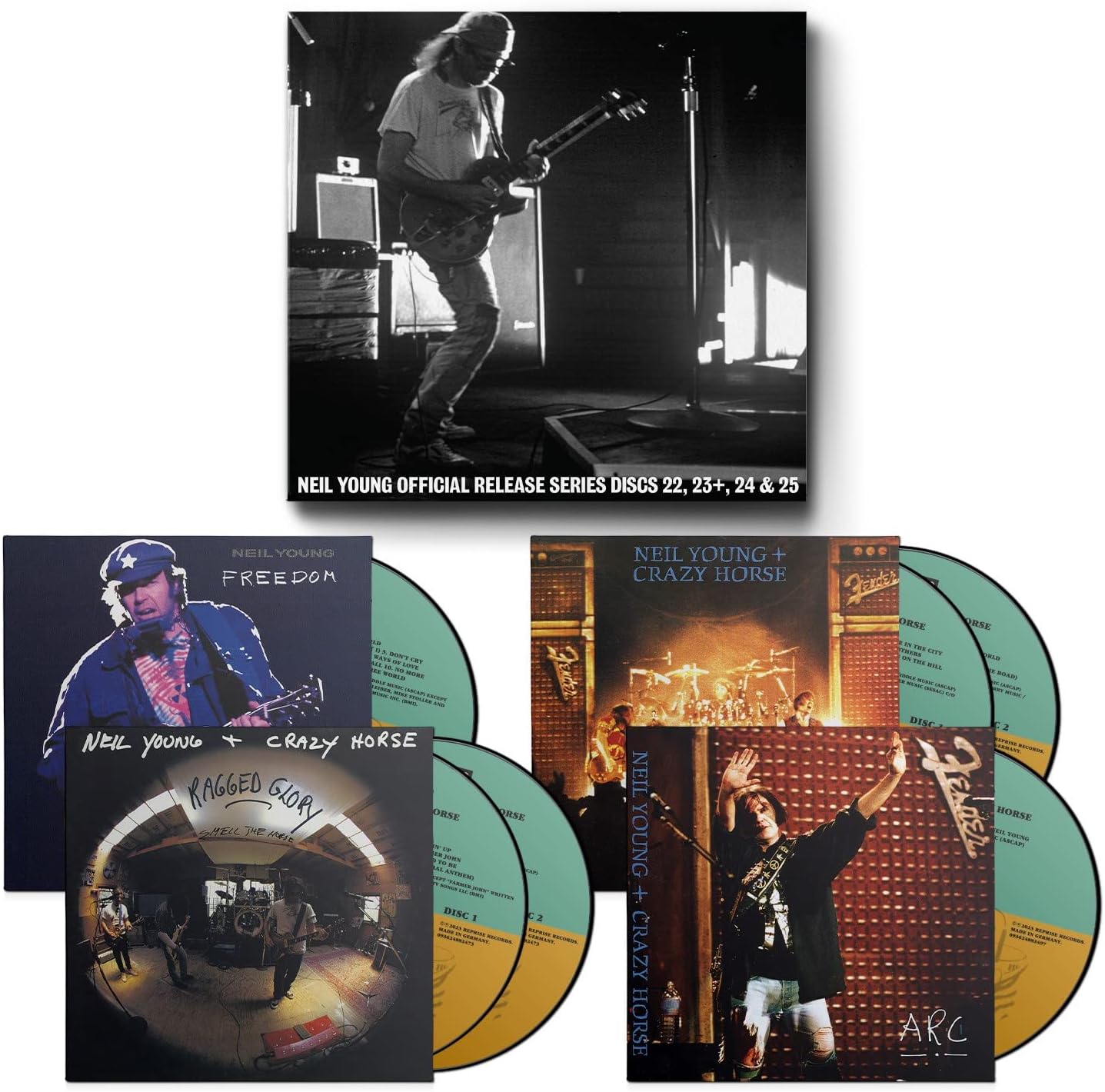 Neil Young - Freedom, Ragged Glory, Weld & Arc (Official Release Series Discs 22, 23+, 24 & 25) [Vinyl]