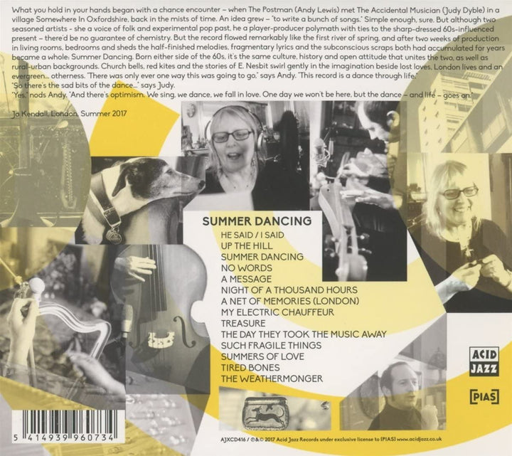 Judy Dyble & Andy Lewis - Summer Dancing [Audio CD]