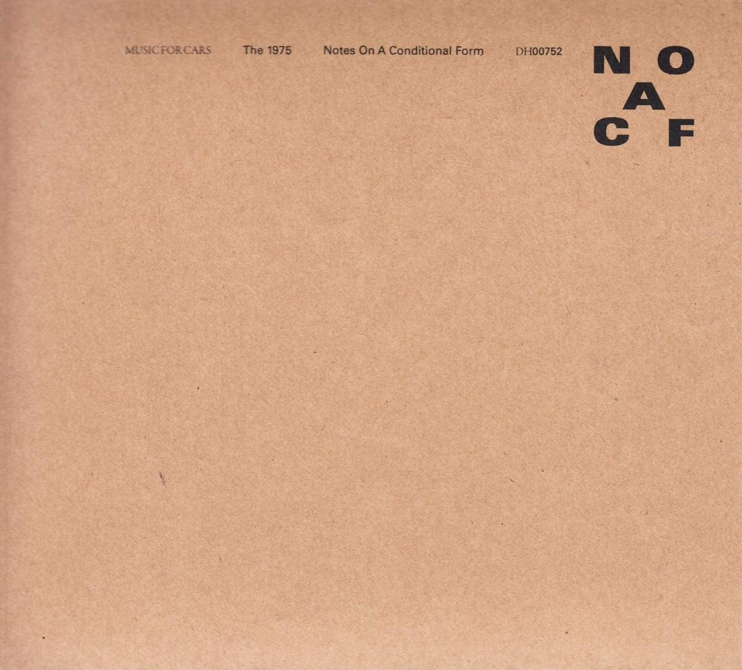 The 1975 - Notes On A Conditional Form [Audio CD]