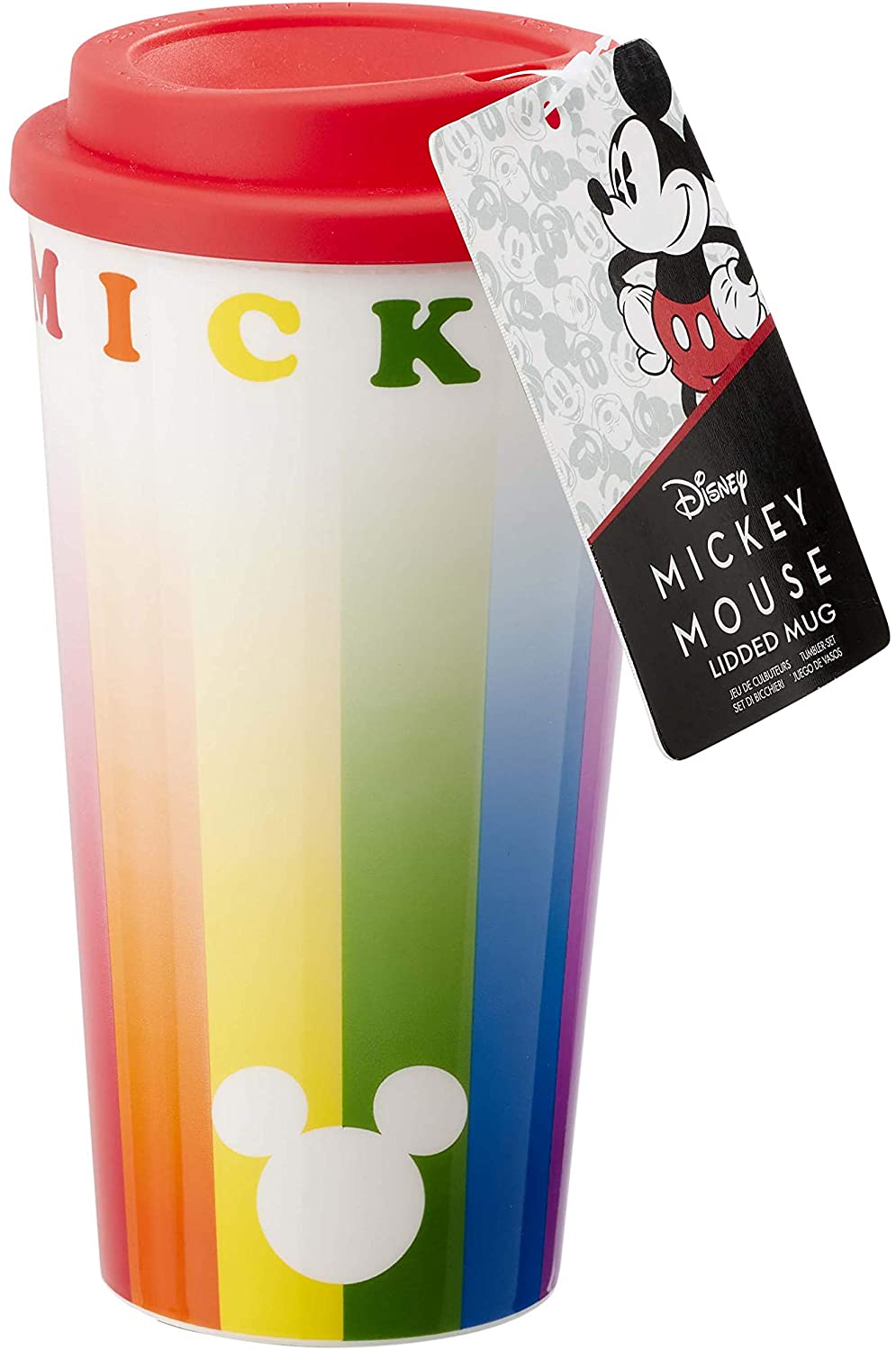 Tasse à couvercle en plastique Funko, multicolore, 420 ml