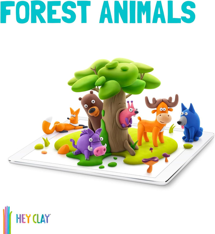 Hey Clay Forest Animals Set