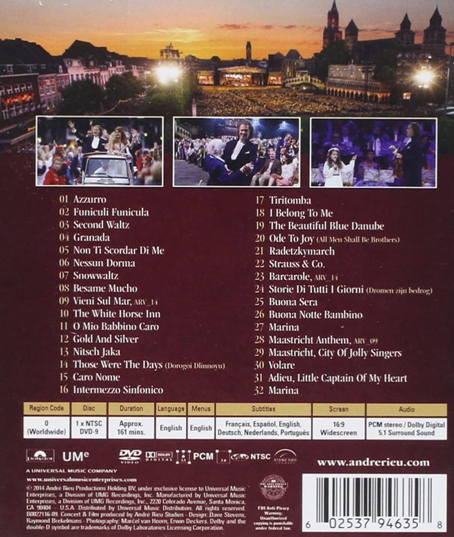 André Rieu: Love In Venice [DVD] [2014] [NTSC] - [DVD]