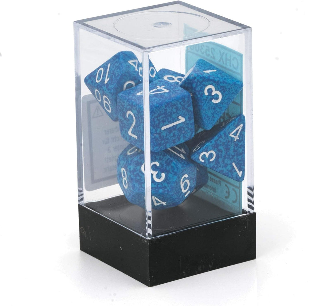 Chessex 25306 Dice, blue, turquoise, white