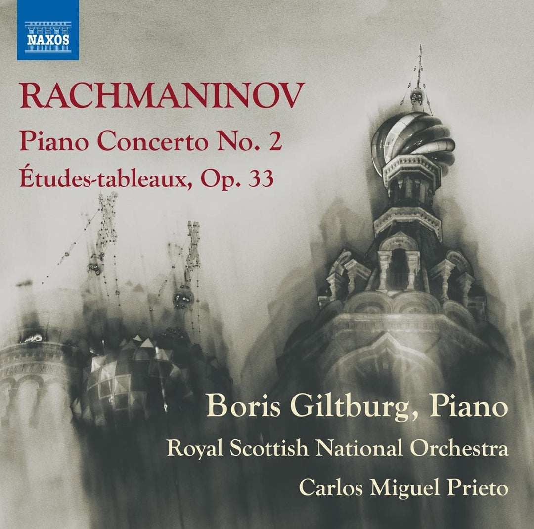 Sergei Rachmaninov: Piano Concerto No. 2, Etudes-tableaux Op. 33 [Boris Giltburg, Royal Scottish National Orchestra; Carlos Miguel Prieto] [Naxos: 8573629] - Royal Scottish National Orchestra [Audio CD]