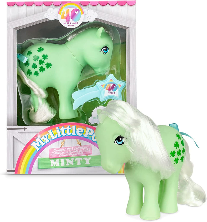 My Little Pony 35325 Minty Classic Pony, Retro Horse Gifts for Girls and Boys