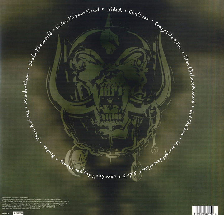 Motörhead - Overnight Sensation (Green Smoke Splatter Vinyl) [VINYL]