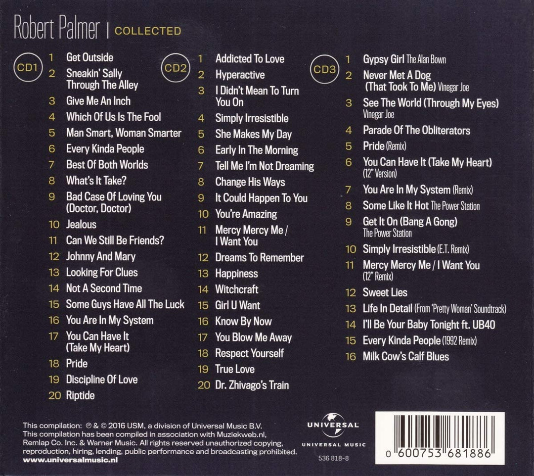 Robert Palmer  - Collected [Audio CD]