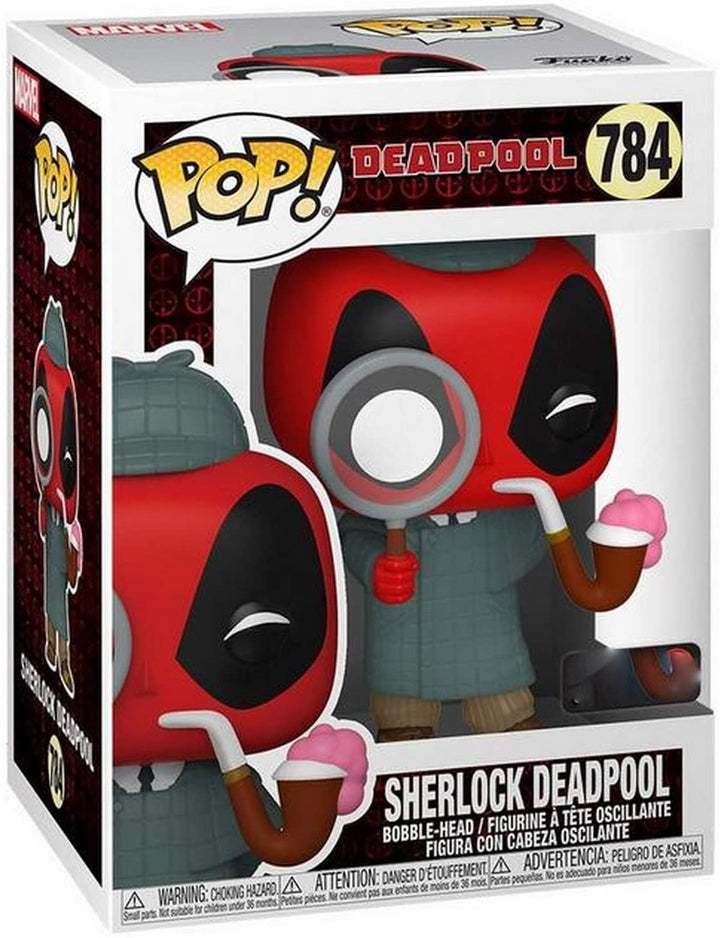 Deadpool Sherlock Deadpool Exclu Funko 54691 Pop! Vinyle #784