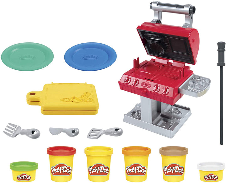 Play-Doh Kitchen Creations Grill 'n Stamp Playset for Kids 3 Years