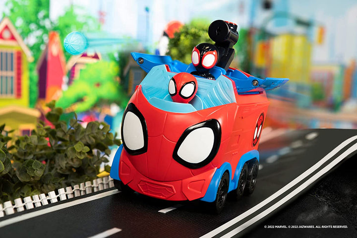 SPIDEY AND FRIENDS SNF0081 Web Spinning HAULER-8-Inch 3-in-1 Transforming Vehicl