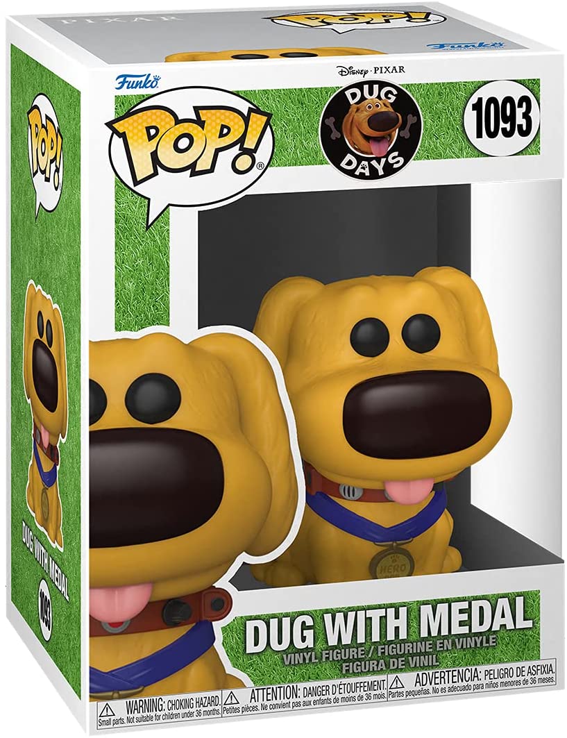 Disney Pixar Dug Days Dug With Medal Funko 57385 Pop! Vinyl #1093