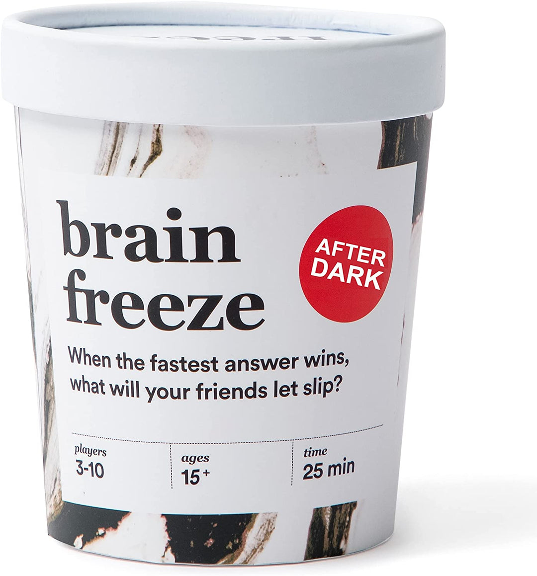 Player Ten Brain Freeze Card Game: The Speak-Before-You-Think Party Game - After