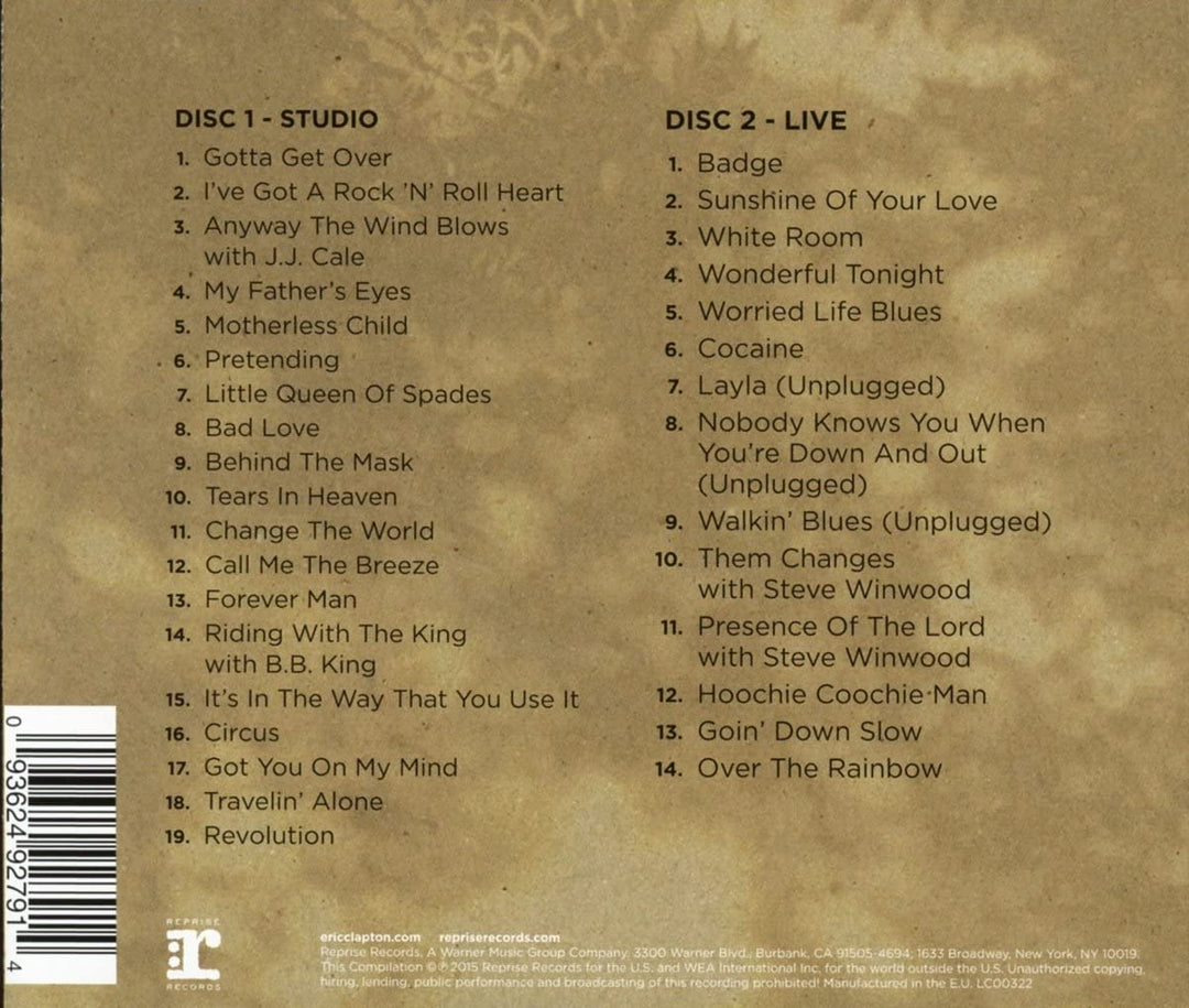 Forever Man - Eric Clapton [Audio CD]