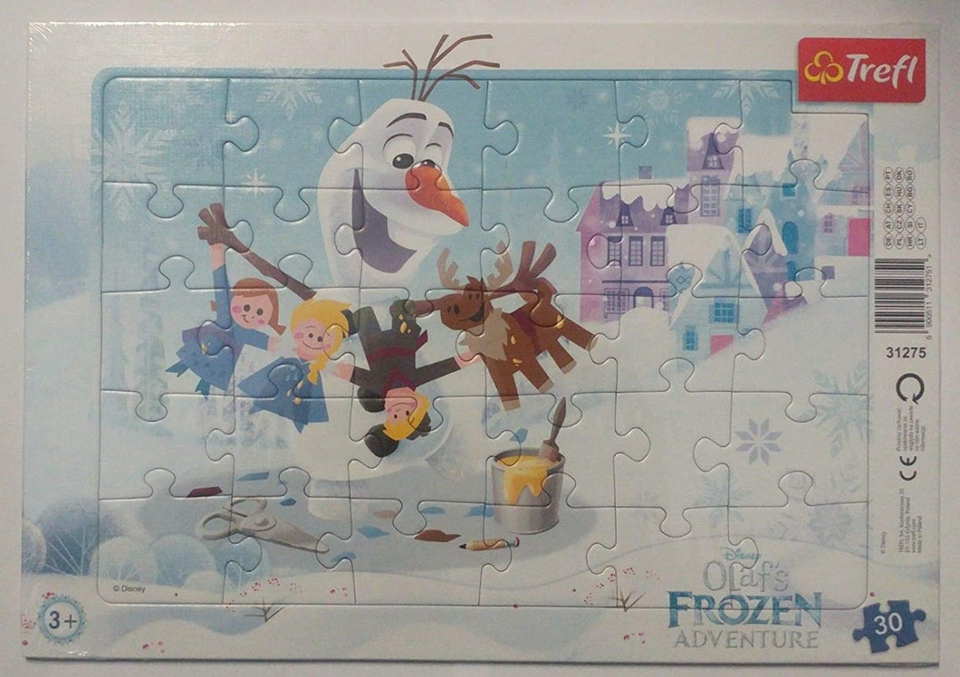 Trefl Frame Disney Olaf's Frozen Adventure 30 Piece Jigsaw Puzzle