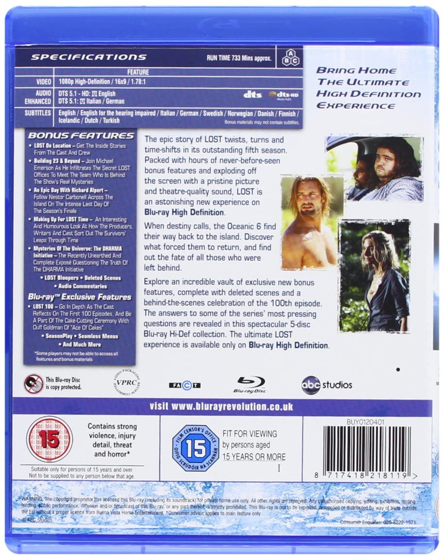 Lost - The Complete Season 1-6 - Mystery [Blu-ray]