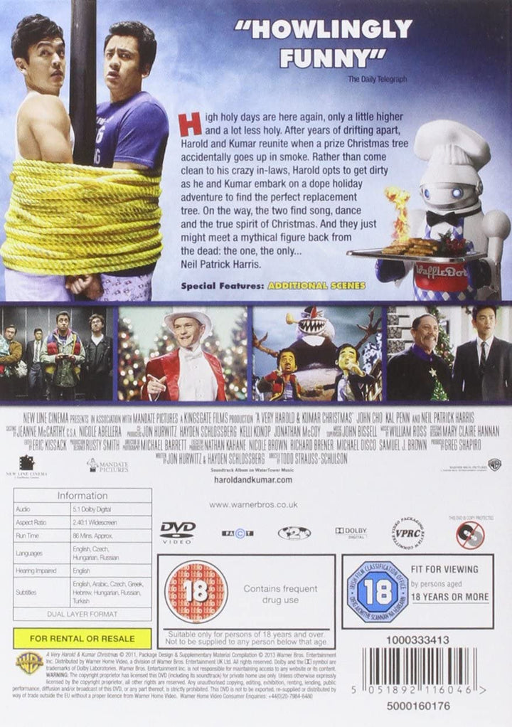 Comedy/Stoner - A Very Harold And Kumar Christmas [2012] [DVD]