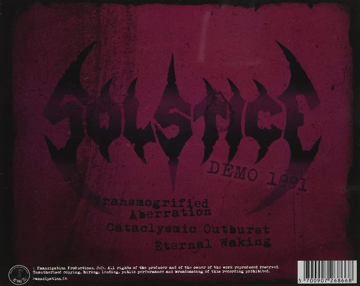 Solstice - Demo 1991 [Audio CD]
