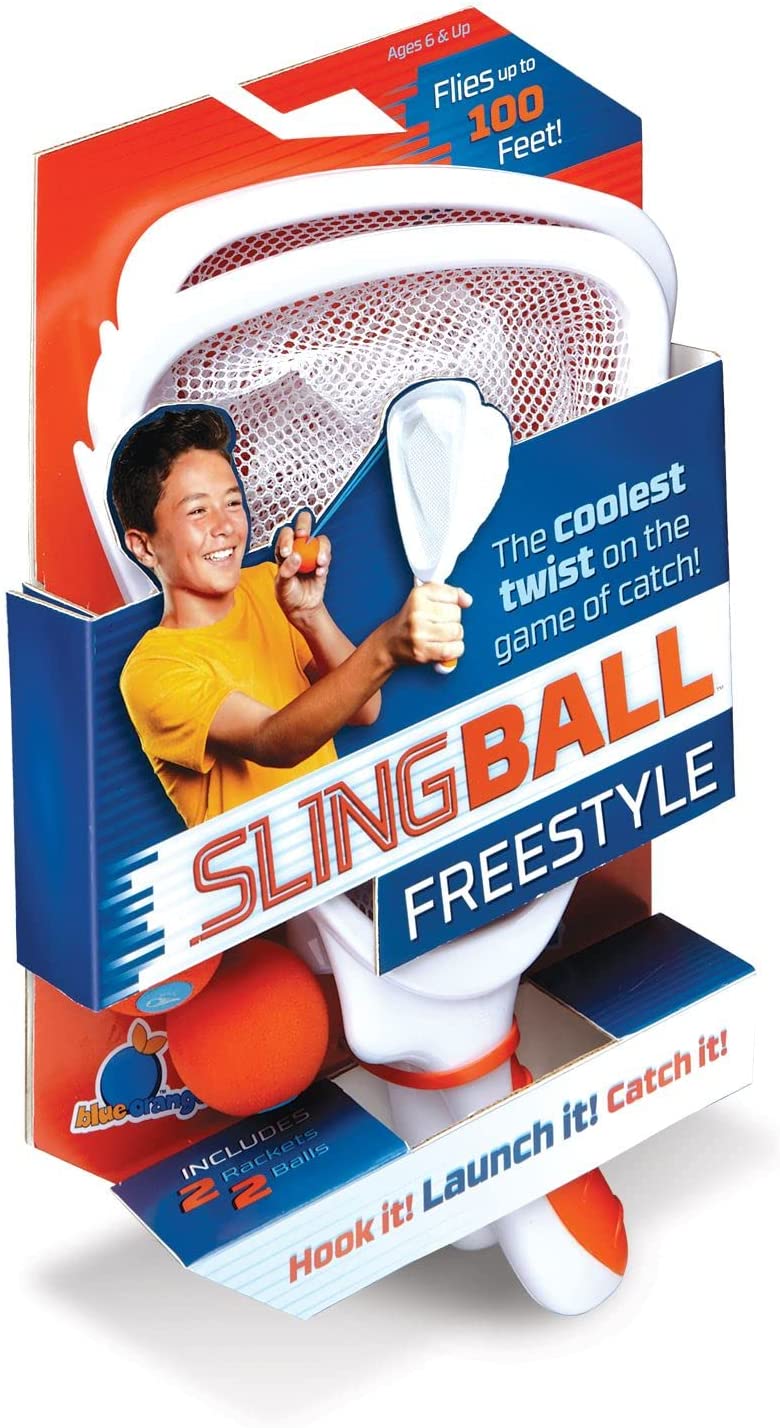 STAY ACTIVE SLING BALL Sling Ball Launch Catch Net Team Game 2 or More Players F