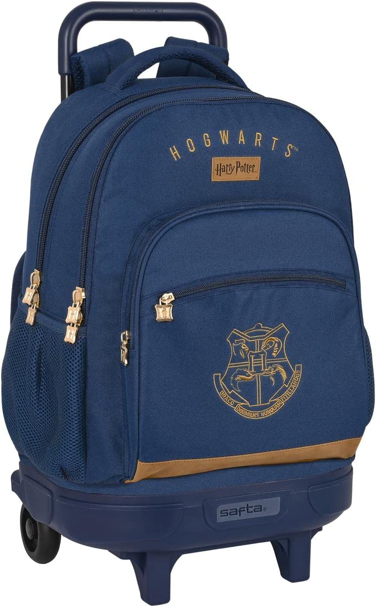 SAFTA 612293918 Harry Potter Magical Compact Removable Wheeled Backpack 33X45X22